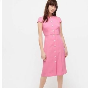 JCREW NWT cap sleeve pink dress